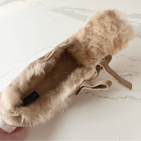 Rachel Zoe Boe Suede/ Fur Sneakers - Picture 7 of 12